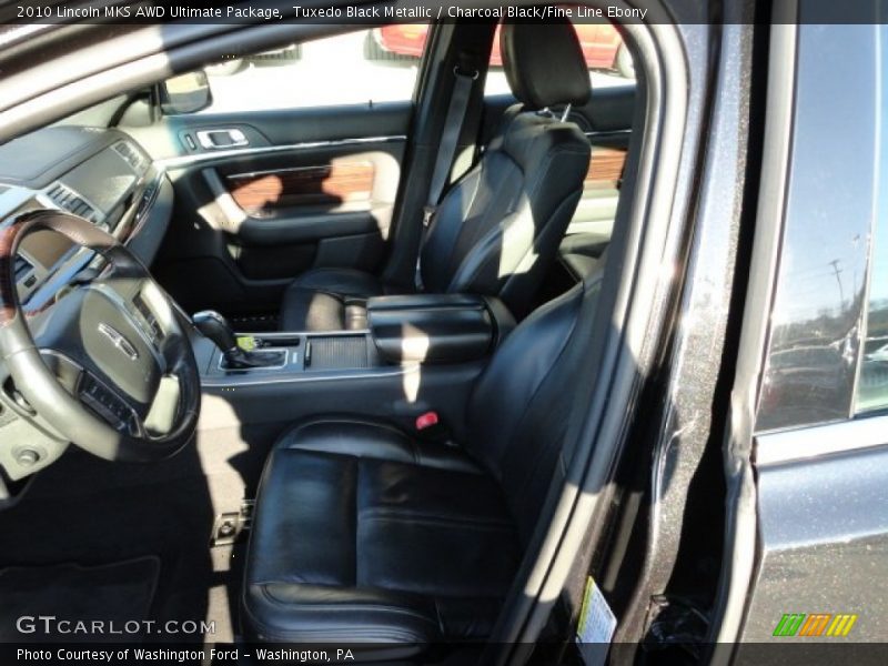 Tuxedo Black Metallic / Charcoal Black/Fine Line Ebony 2010 Lincoln MKS AWD Ultimate Package