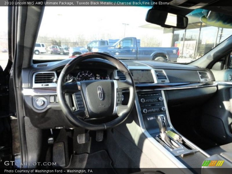 Tuxedo Black Metallic / Charcoal Black/Fine Line Ebony 2010 Lincoln MKS AWD Ultimate Package