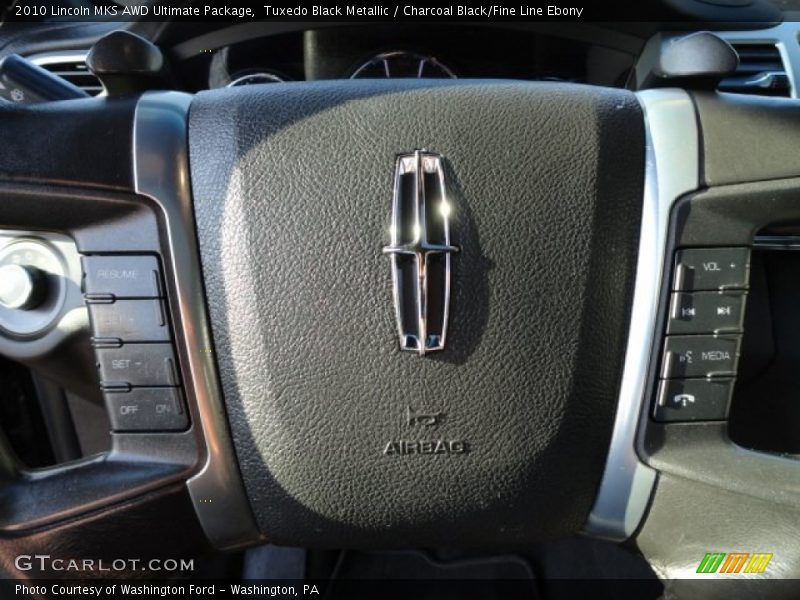Tuxedo Black Metallic / Charcoal Black/Fine Line Ebony 2010 Lincoln MKS AWD Ultimate Package