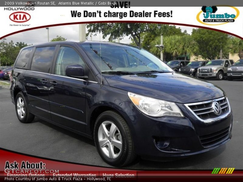 Atlantis Blue Metallic / Gobi Beige 2009 Volkswagen Routan SE