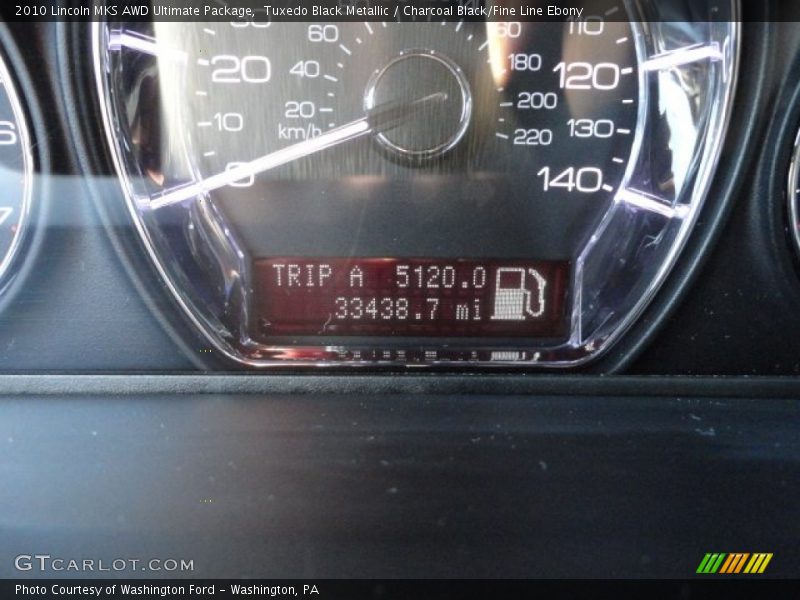 Tuxedo Black Metallic / Charcoal Black/Fine Line Ebony 2010 Lincoln MKS AWD Ultimate Package