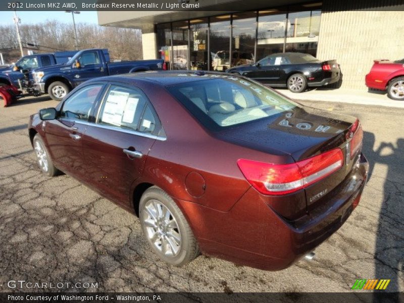 Bordeaux Reserve Metallic / Light Camel 2012 Lincoln MKZ AWD