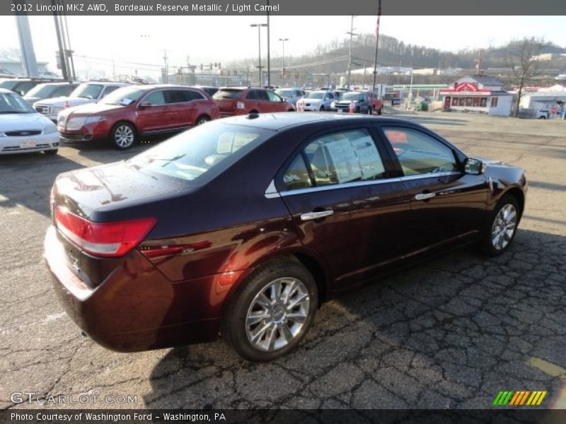 Bordeaux Reserve Metallic / Light Camel 2012 Lincoln MKZ AWD