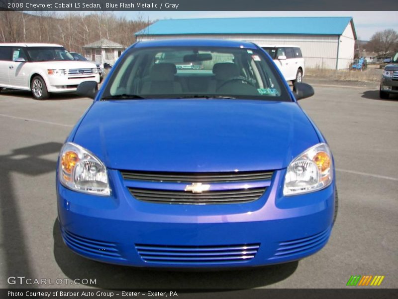 Blue Flash Metallic / Gray 2008 Chevrolet Cobalt LS Sedan