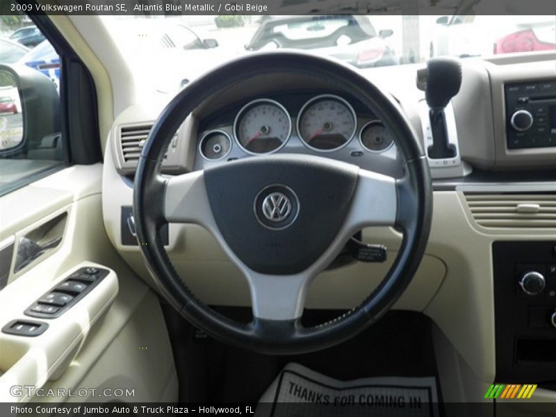 Atlantis Blue Metallic / Gobi Beige 2009 Volkswagen Routan SE