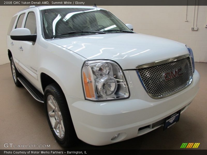 Summit White / Ebony 2008 GMC Yukon Denali AWD