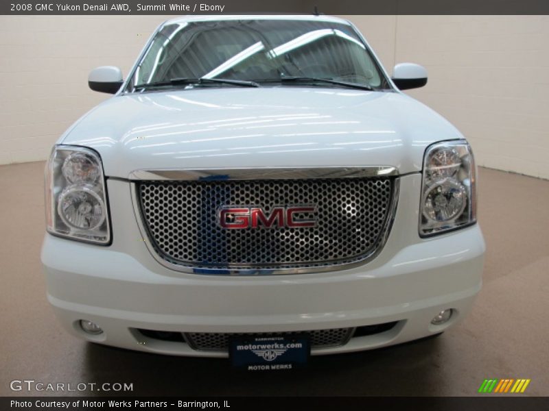 Summit White / Ebony 2008 GMC Yukon Denali AWD