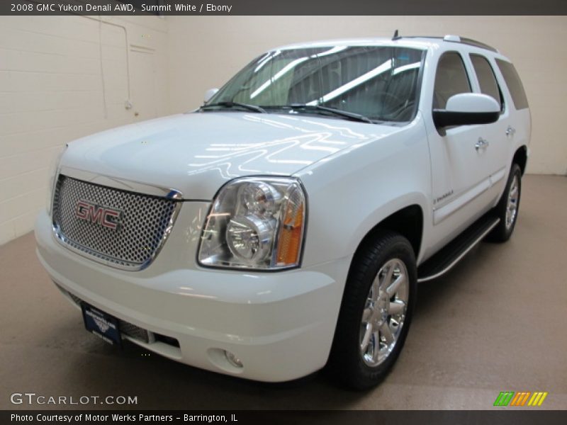 Summit White / Ebony 2008 GMC Yukon Denali AWD