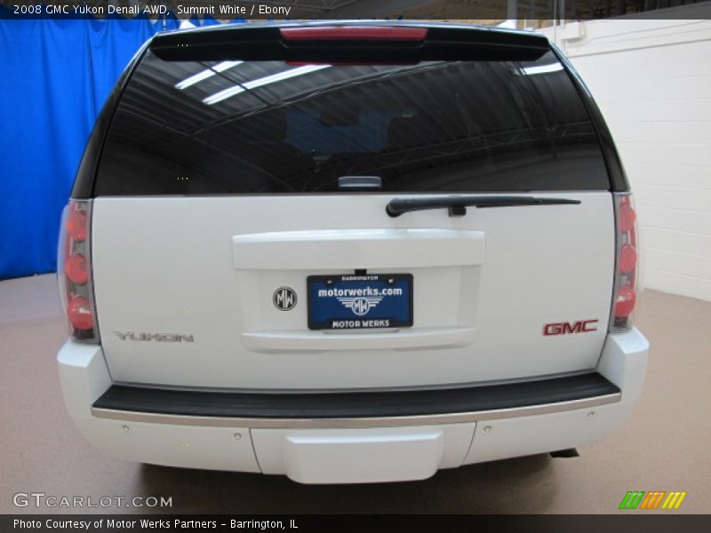 Summit White / Ebony 2008 GMC Yukon Denali AWD