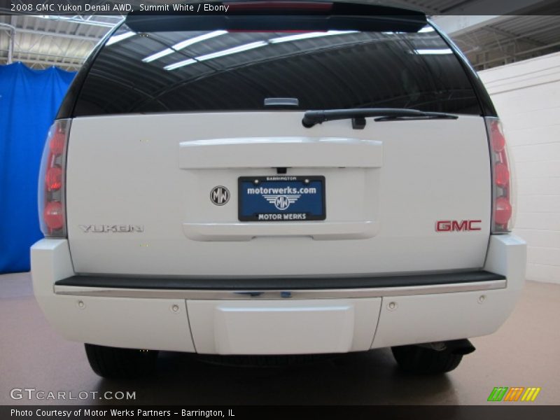 Summit White / Ebony 2008 GMC Yukon Denali AWD