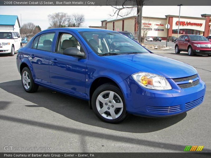 Blue Flash Metallic / Gray 2008 Chevrolet Cobalt LS Sedan