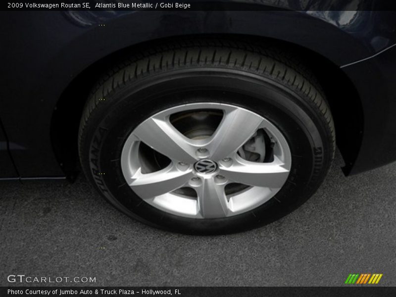 Atlantis Blue Metallic / Gobi Beige 2009 Volkswagen Routan SE
