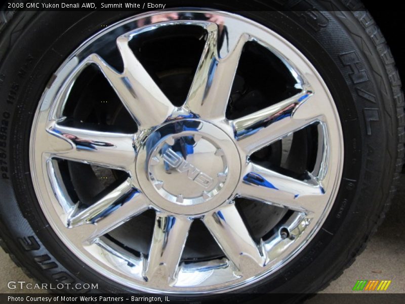 Summit White / Ebony 2008 GMC Yukon Denali AWD