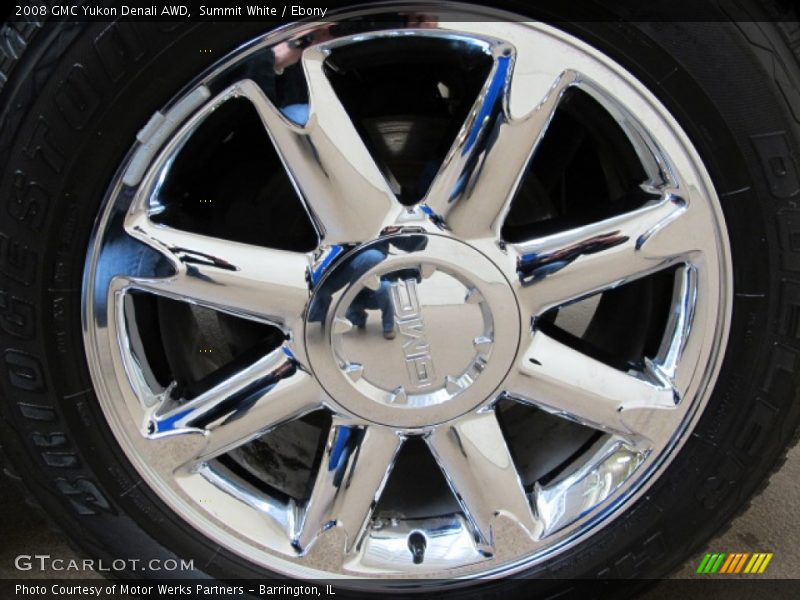 Summit White / Ebony 2008 GMC Yukon Denali AWD