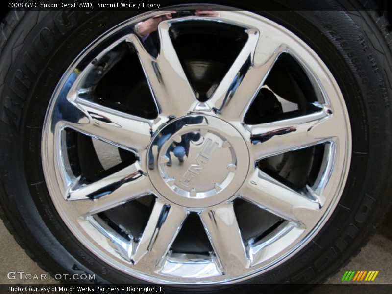 Summit White / Ebony 2008 GMC Yukon Denali AWD
