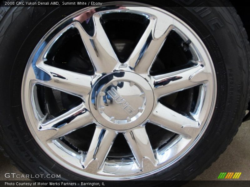 Summit White / Ebony 2008 GMC Yukon Denali AWD