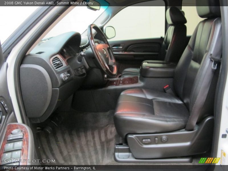 Summit White / Ebony 2008 GMC Yukon Denali AWD