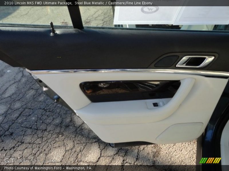 Steel Blue Metallic / Cashmere/Fine Line Ebony 2010 Lincoln MKS FWD Ultimate Package