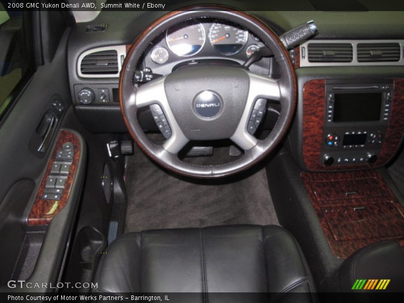 Summit White / Ebony 2008 GMC Yukon Denali AWD