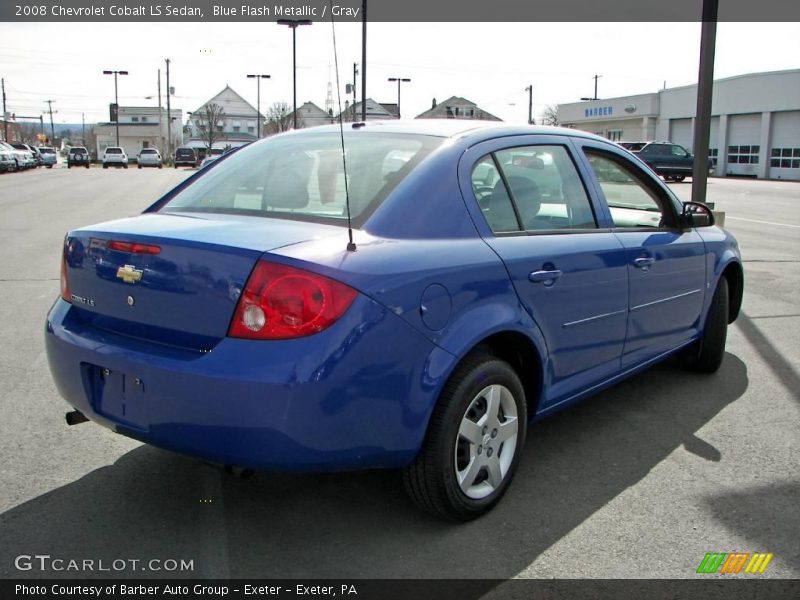 Blue Flash Metallic / Gray 2008 Chevrolet Cobalt LS Sedan