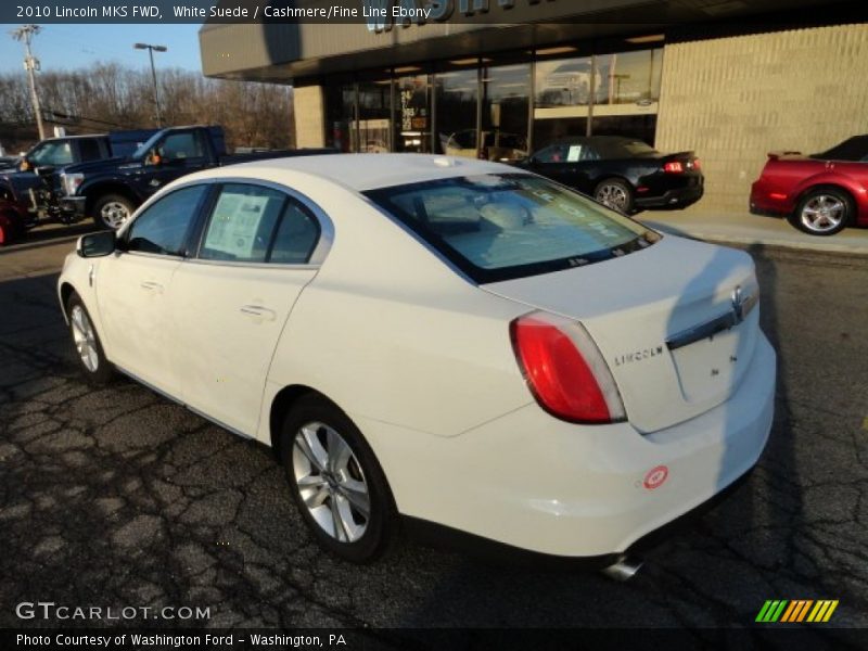 White Suede / Cashmere/Fine Line Ebony 2010 Lincoln MKS FWD