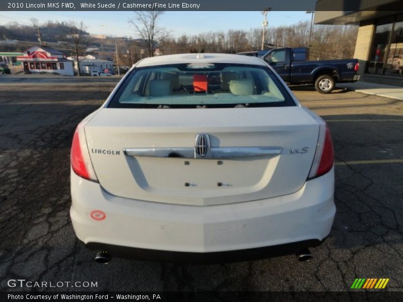 White Suede / Cashmere/Fine Line Ebony 2010 Lincoln MKS FWD