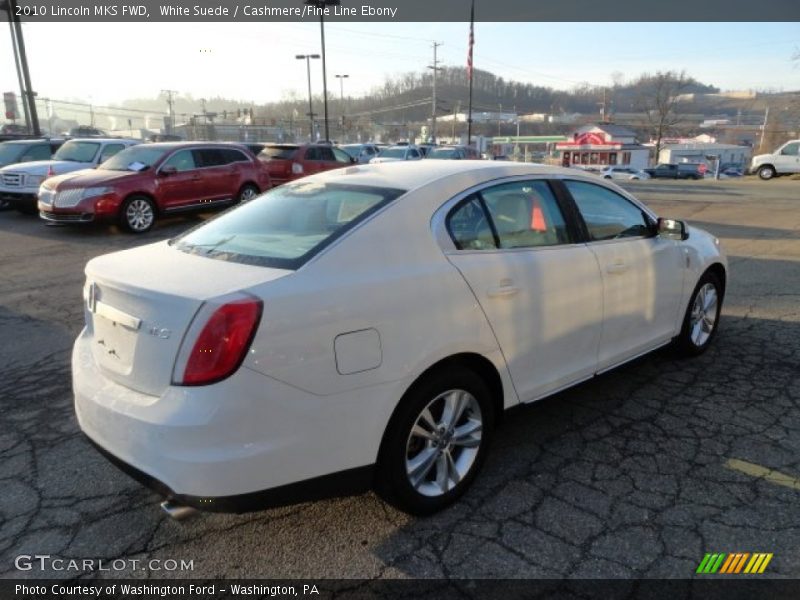 White Suede / Cashmere/Fine Line Ebony 2010 Lincoln MKS FWD