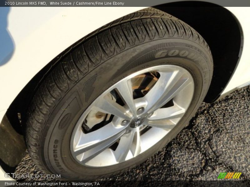 White Suede / Cashmere/Fine Line Ebony 2010 Lincoln MKS FWD