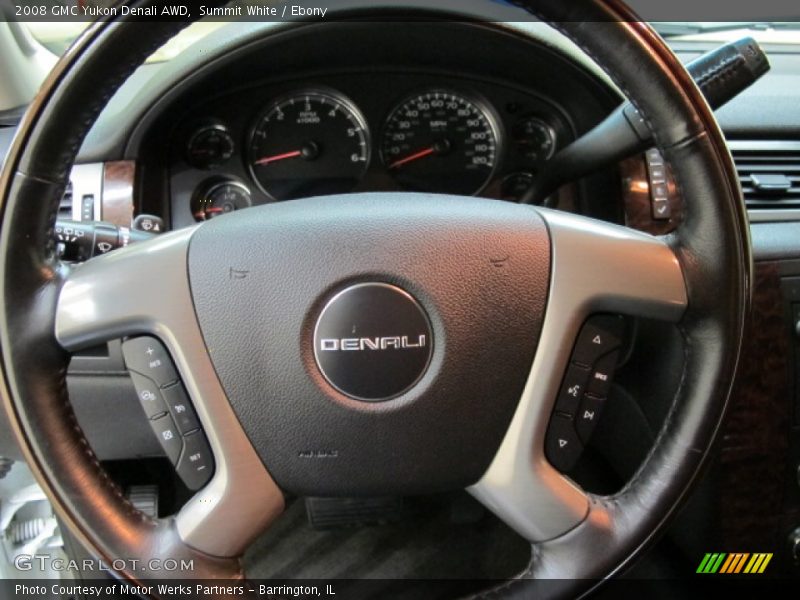 Summit White / Ebony 2008 GMC Yukon Denali AWD