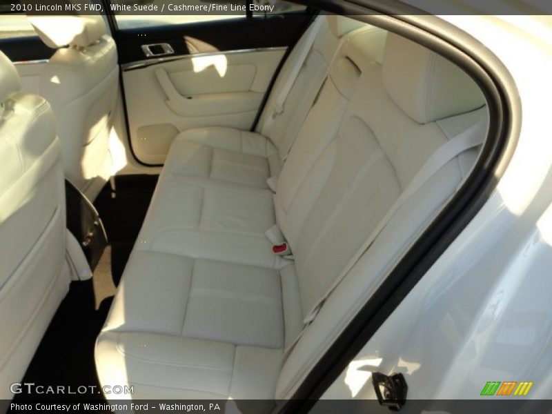 White Suede / Cashmere/Fine Line Ebony 2010 Lincoln MKS FWD
