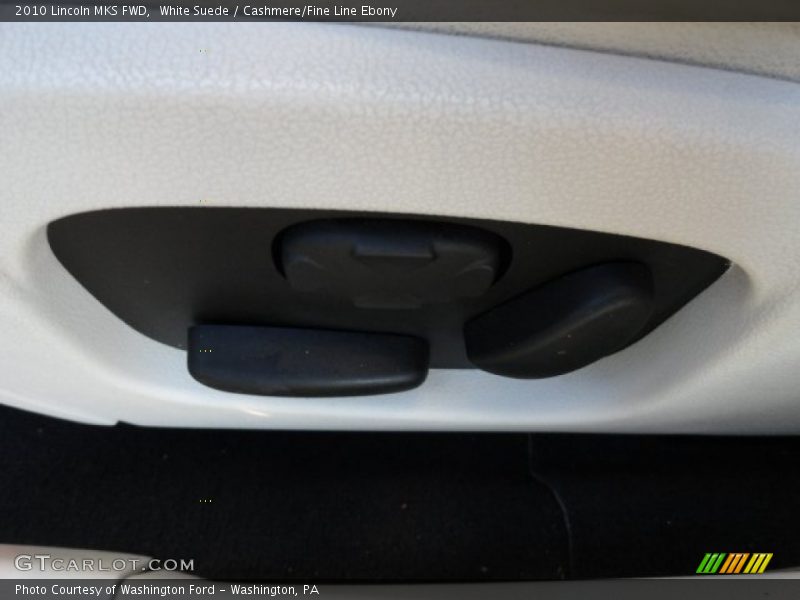 White Suede / Cashmere/Fine Line Ebony 2010 Lincoln MKS FWD