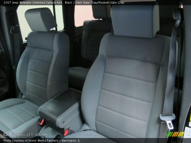 Black / Dark Slate Gray/Medium Slate Gray 2007 Jeep Wrangler Unlimited Sahara 4x4