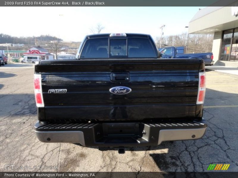 Black / Black/Black 2009 Ford F150 FX4 SuperCrew 4x4