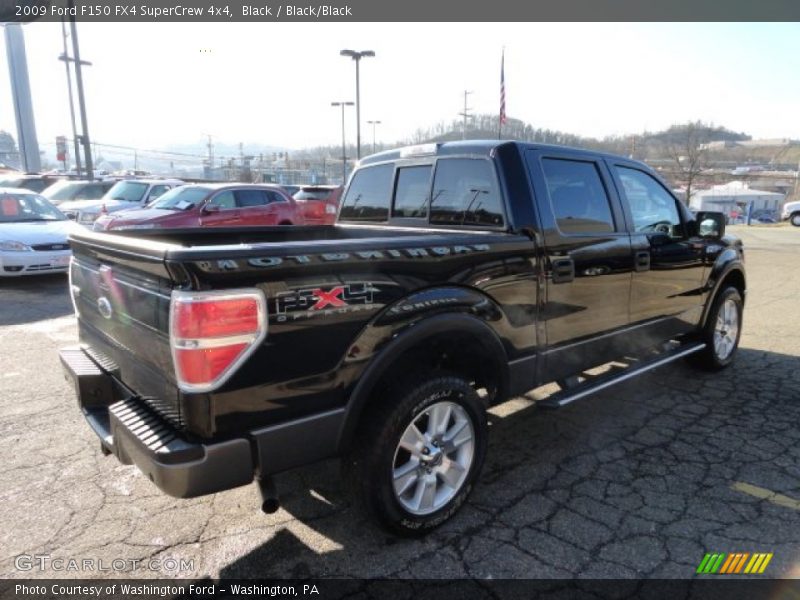 Black / Black/Black 2009 Ford F150 FX4 SuperCrew 4x4