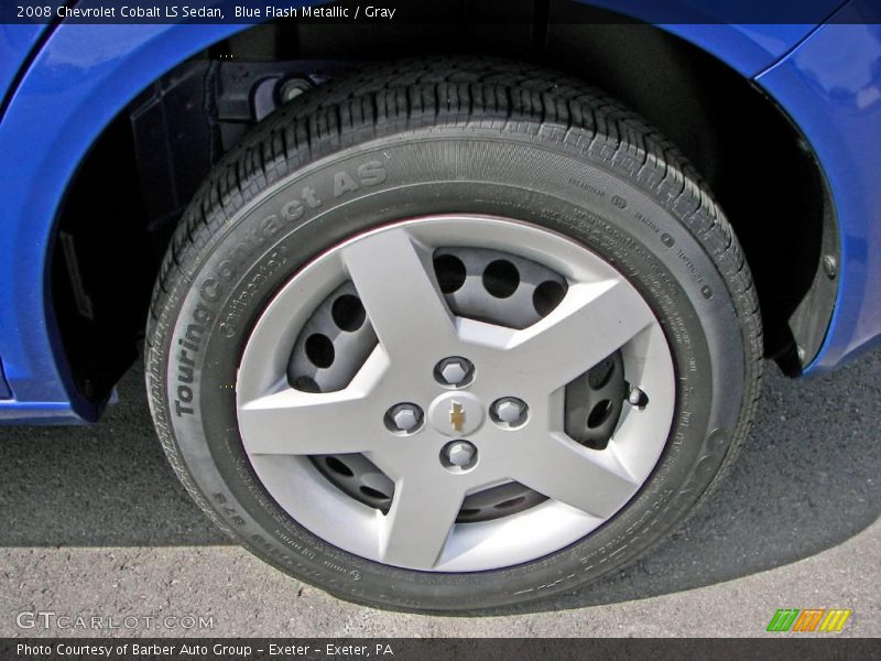 Blue Flash Metallic / Gray 2008 Chevrolet Cobalt LS Sedan