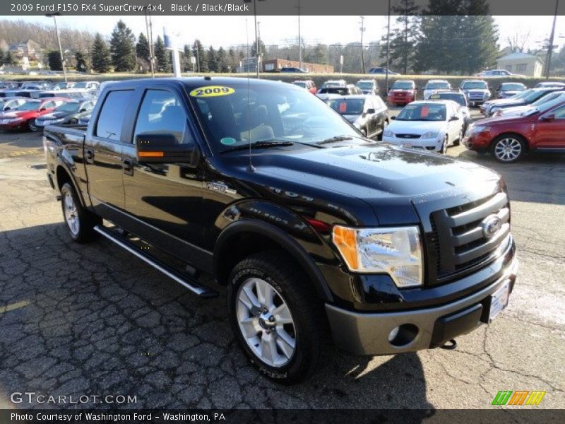 Black / Black/Black 2009 Ford F150 FX4 SuperCrew 4x4