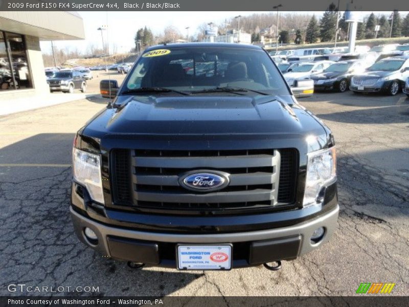 Black / Black/Black 2009 Ford F150 FX4 SuperCrew 4x4