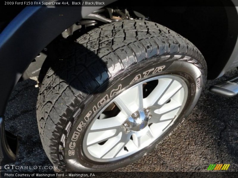 Black / Black/Black 2009 Ford F150 FX4 SuperCrew 4x4