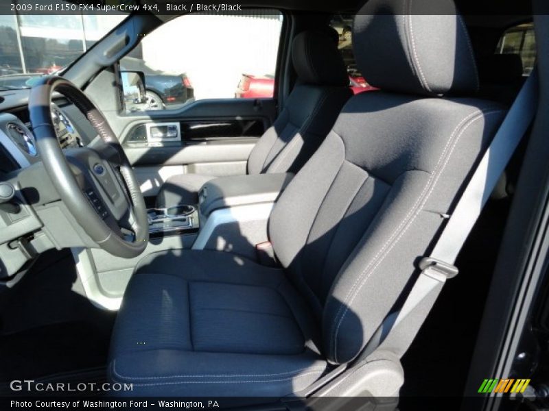 Black / Black/Black 2009 Ford F150 FX4 SuperCrew 4x4