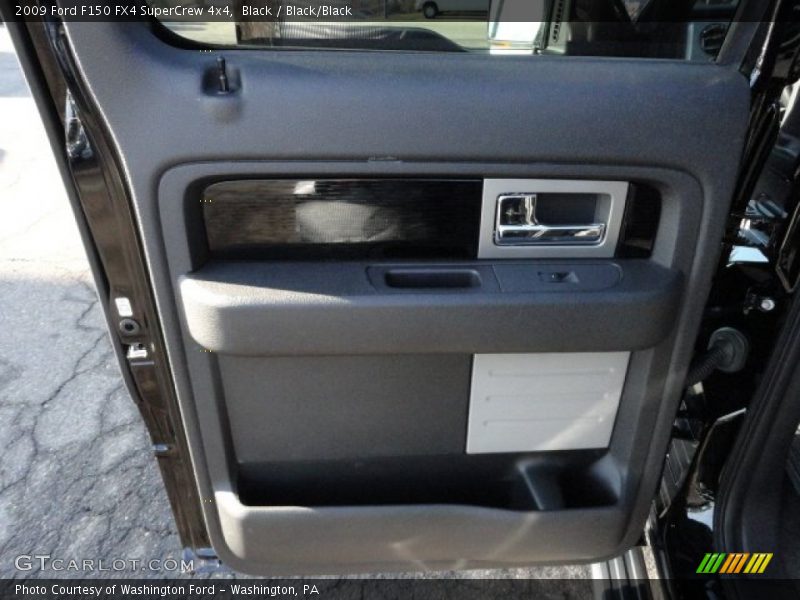Black / Black/Black 2009 Ford F150 FX4 SuperCrew 4x4