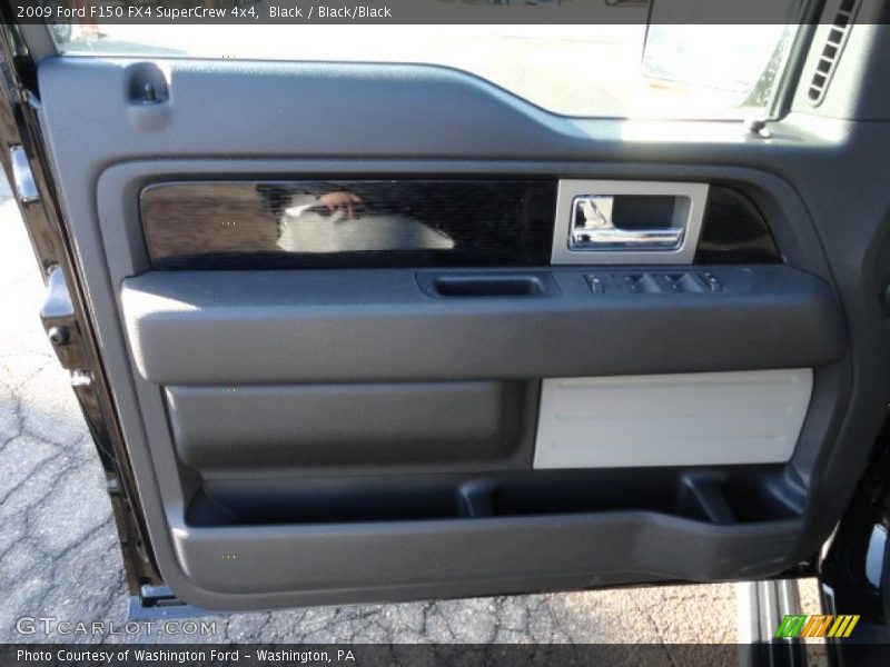 Black / Black/Black 2009 Ford F150 FX4 SuperCrew 4x4