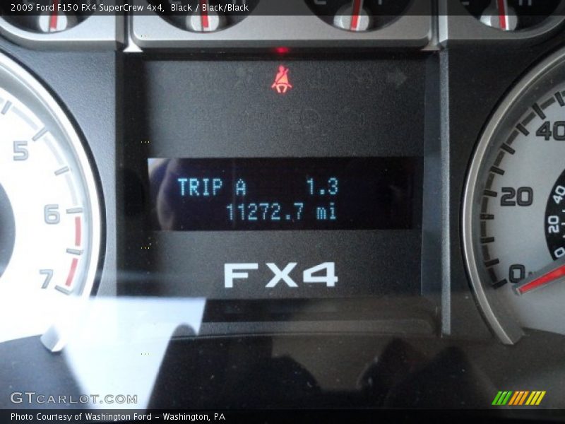 Black / Black/Black 2009 Ford F150 FX4 SuperCrew 4x4