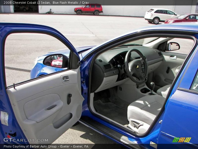 Blue Flash Metallic / Gray 2008 Chevrolet Cobalt LS Sedan