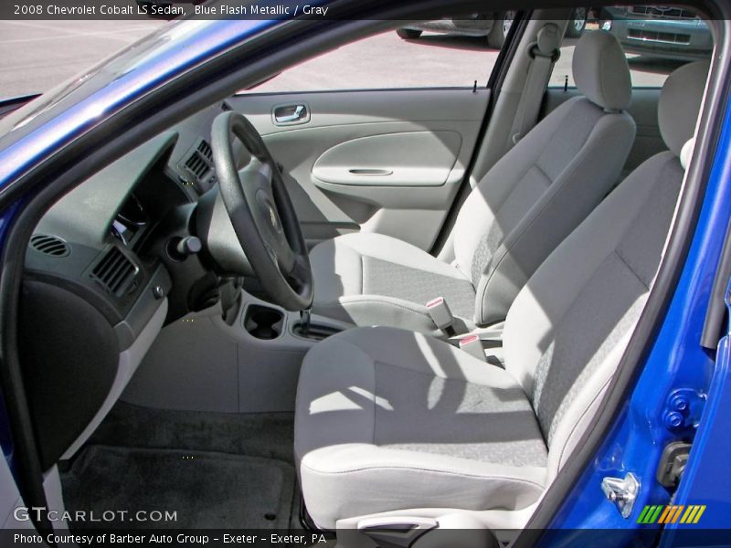 Blue Flash Metallic / Gray 2008 Chevrolet Cobalt LS Sedan
