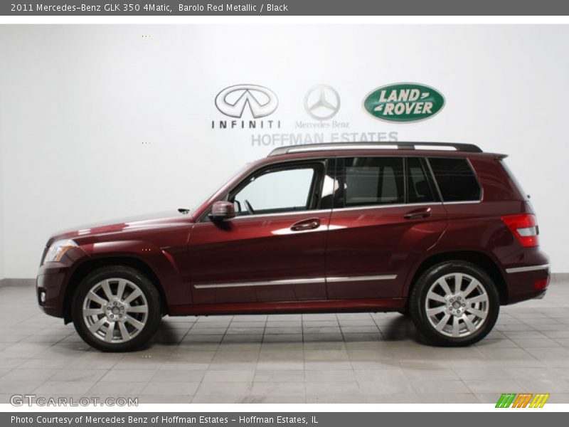 Barolo Red Metallic / Black 2011 Mercedes-Benz GLK 350 4Matic