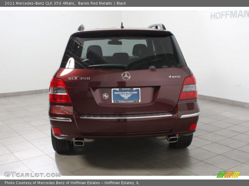 Barolo Red Metallic / Black 2011 Mercedes-Benz GLK 350 4Matic