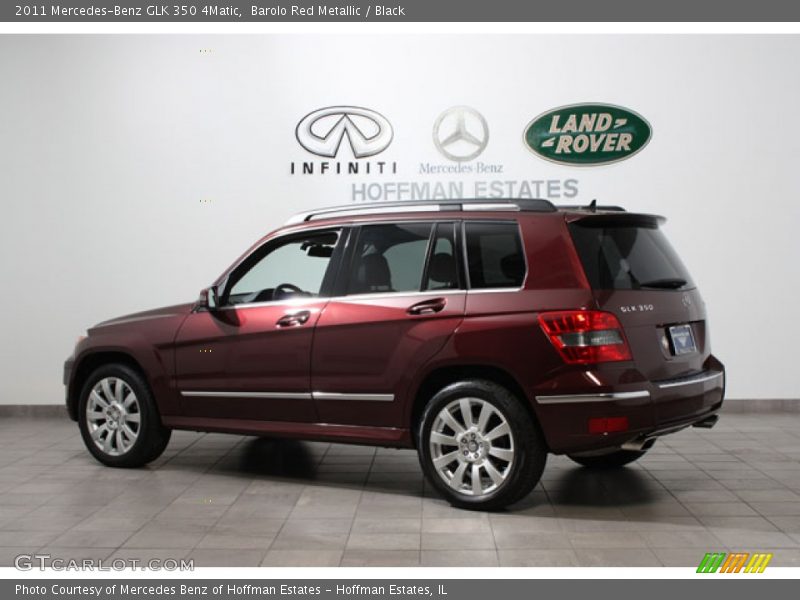 Barolo Red Metallic / Black 2011 Mercedes-Benz GLK 350 4Matic