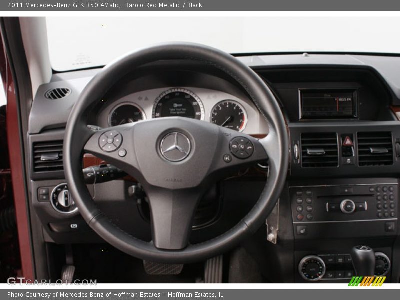 Barolo Red Metallic / Black 2011 Mercedes-Benz GLK 350 4Matic