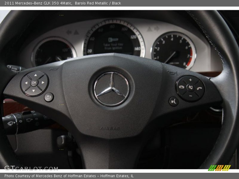 Barolo Red Metallic / Black 2011 Mercedes-Benz GLK 350 4Matic
