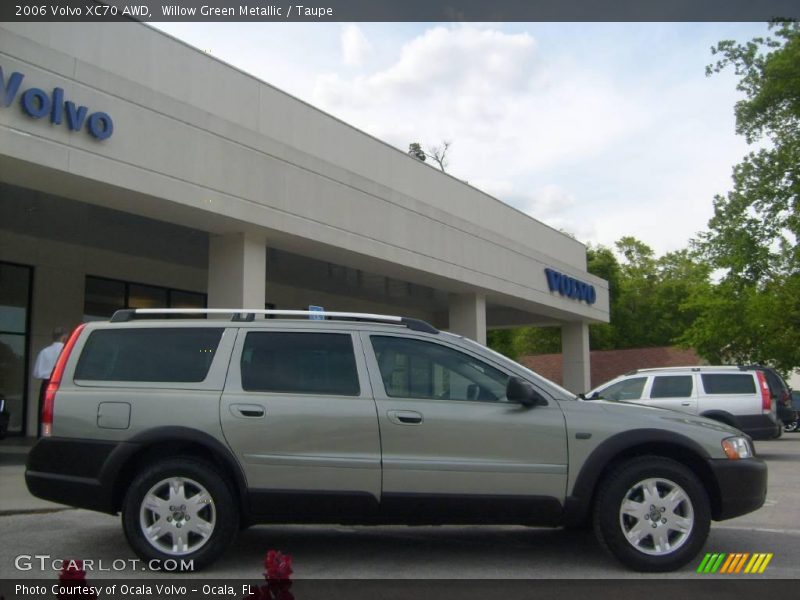 Willow Green Metallic / Taupe 2006 Volvo XC70 AWD